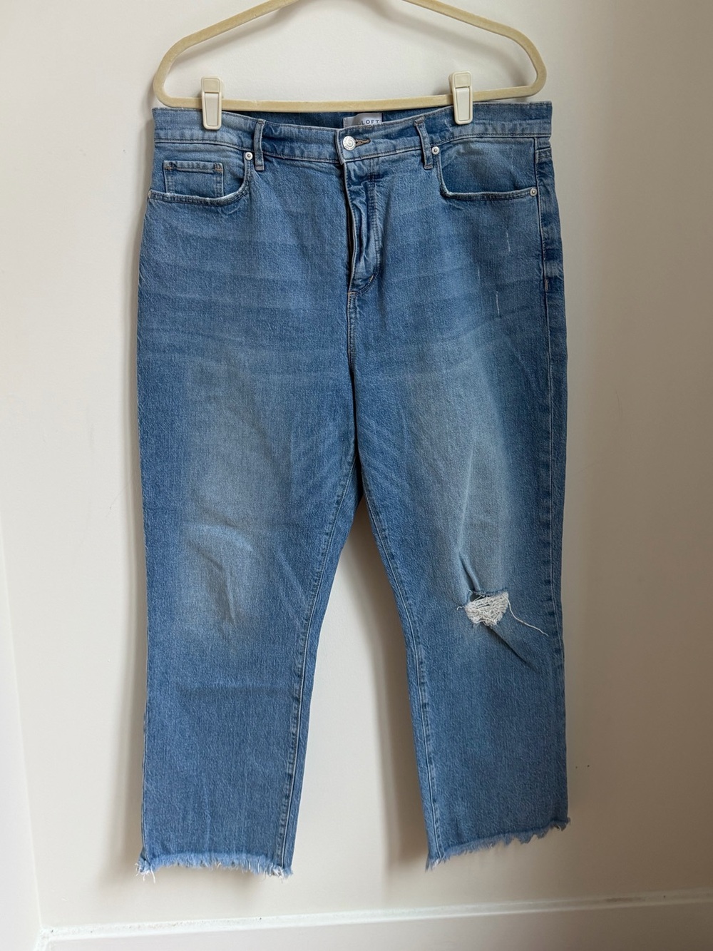LOFT The Straight Crop Jean Size 14
